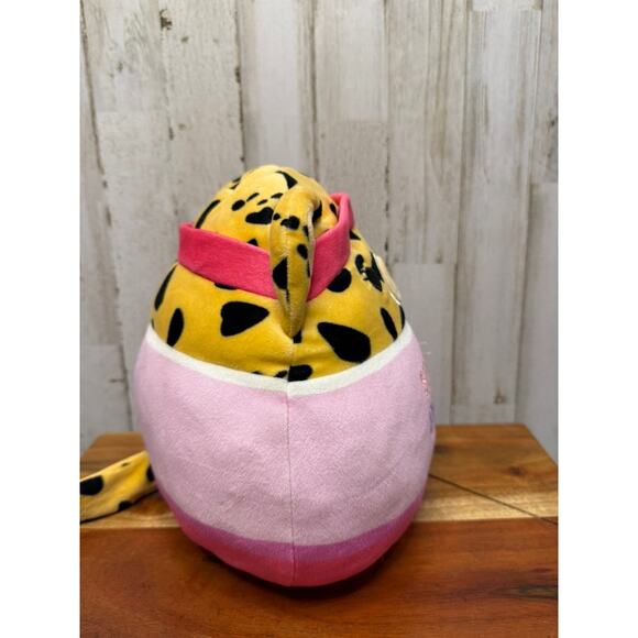 Squishmallows Wellness Squad Lexie the Cheetah Plush Toy Medium 8" - Picture 2 of 5